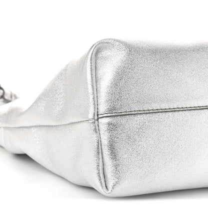 Loewe Metallic Nappa Donut Chain Flamenco Knot Silver 17 of 19