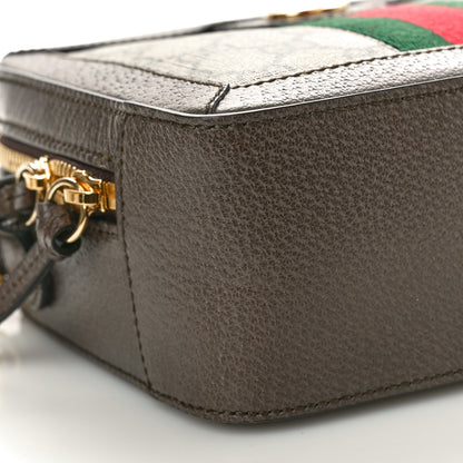 Gucci GG Supreme Monogram Mini Ophidia Top Handle Shoulder Bag Brown 9 of 10