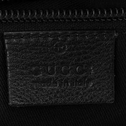 Gucci Crystal Monogram Small Flat Messenger Crossbody Navy 6 of 10