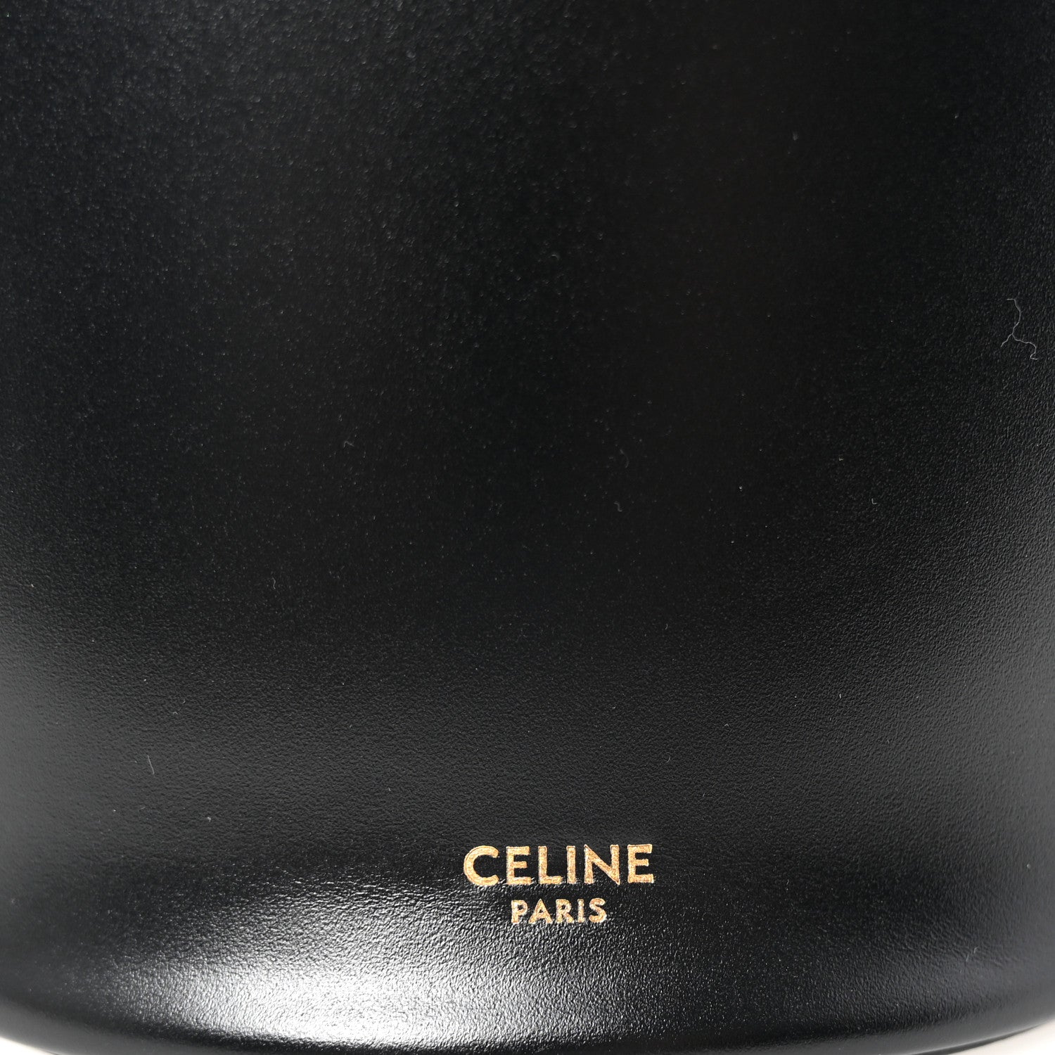 Celine Calfskin Crecy Bucket Bag Black 6 of 10