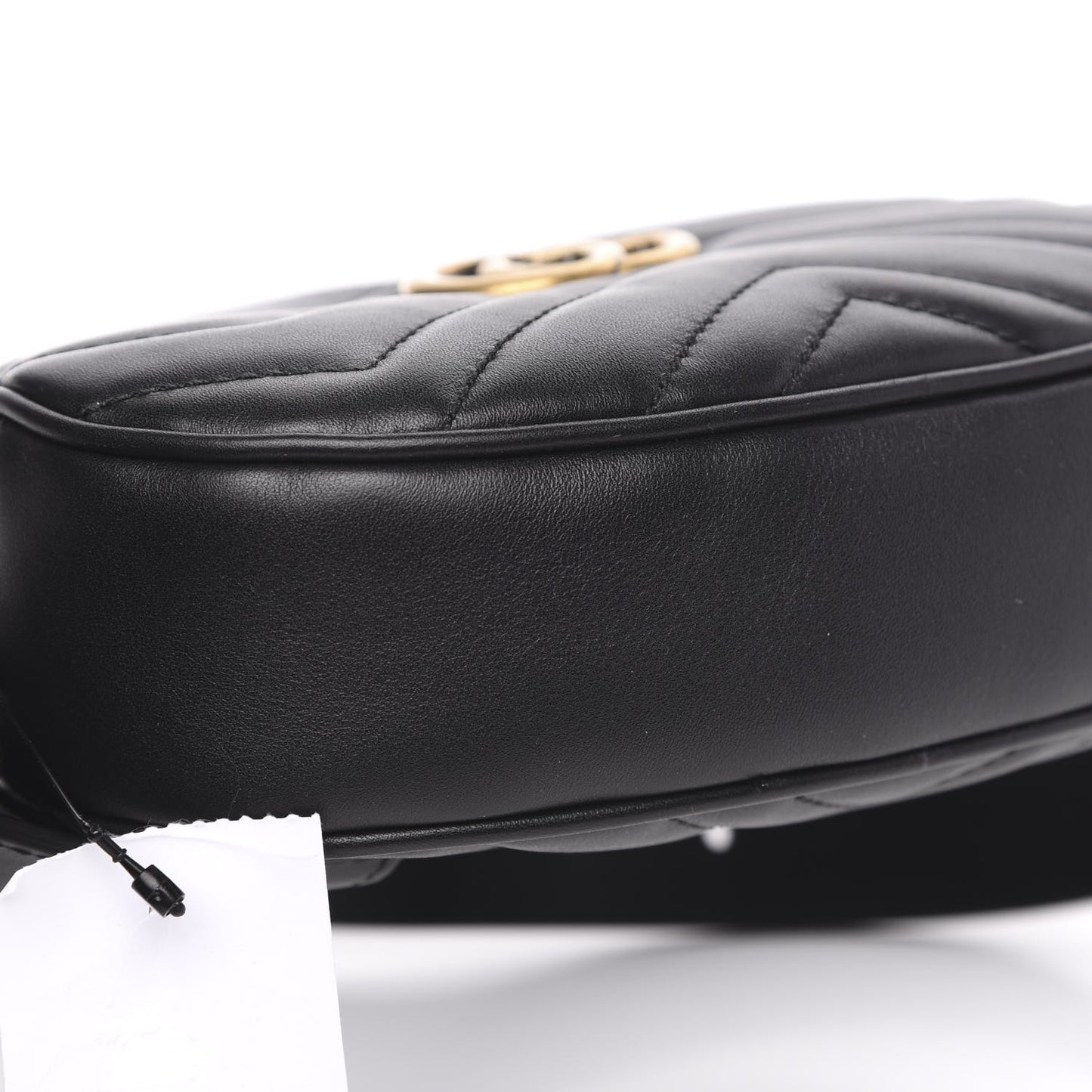 Calfskin Matelasse GG Marmont Belt Bag 75 30 Black