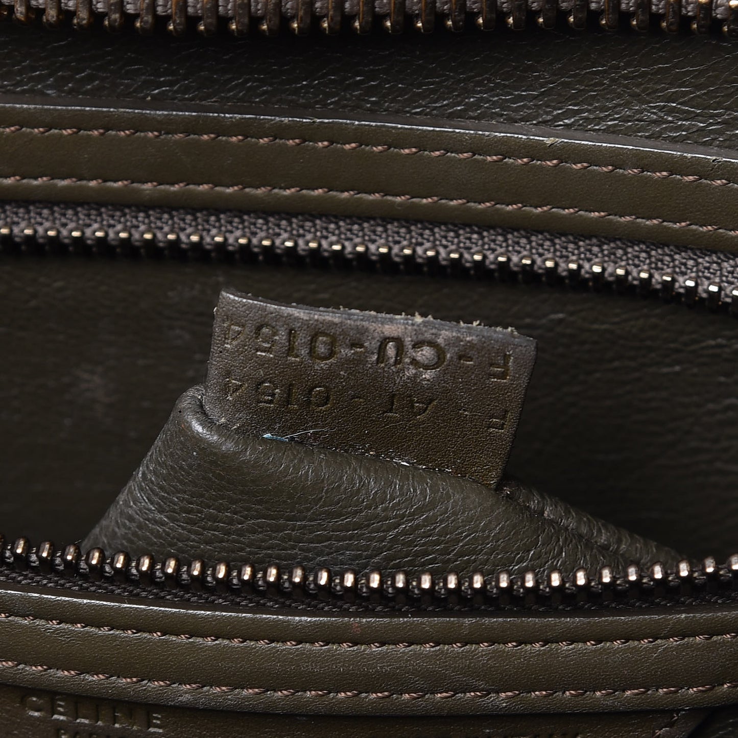 Smooth Calfskin Mini Luggage Khaki