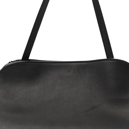 The Row Smooth Calfskin Peggy Bag Black 7 of 9