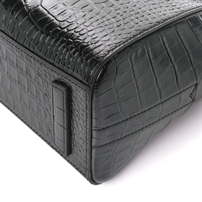 Givenchy Calfskin Crocodile Embossed Mini Antigona Black 11 of 11
