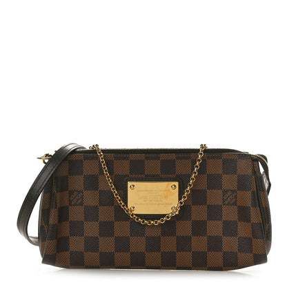 Louis Vuitton Damier Ebene Eva Clutch 1 of 11