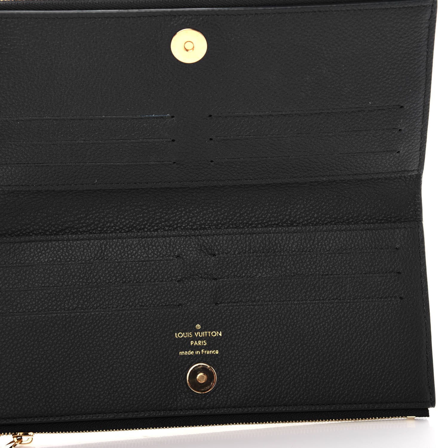 Louis Vuitton Empreinte Adele Wallet Black 5 of 7