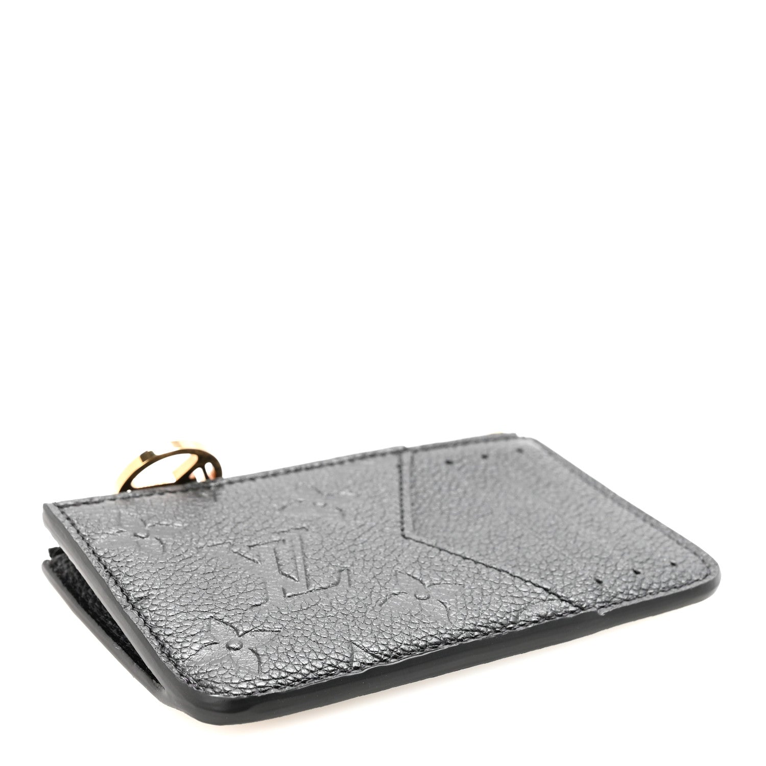 Louis Vuitton Empreinte Monogram Zipped Romy Card Holder Black 4 of 7