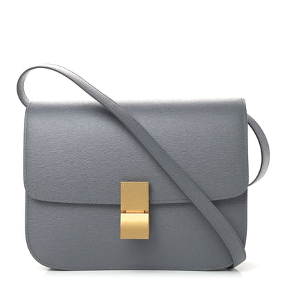 Celine Liege Calfskin Medium Classic Box Flap Bag Medium Grey 1 of 10