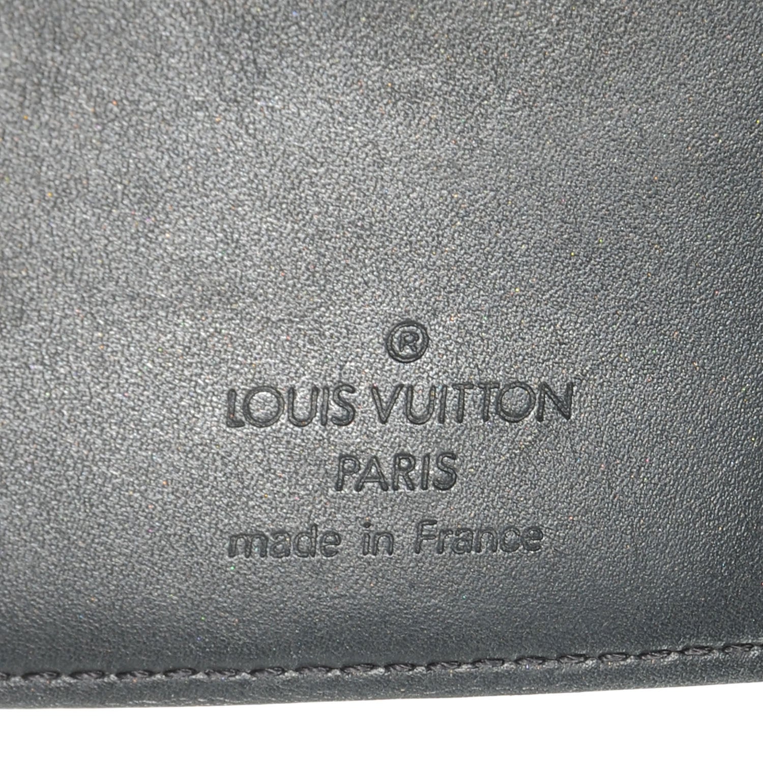 Louis Vuitton Mat Monogram Medium Ring Agenda Black 6 of 7