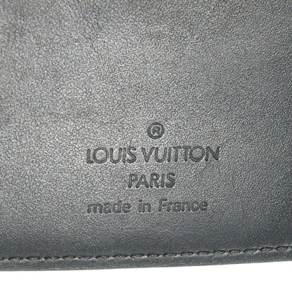 Louis Vuitton Mat Monogram Medium Ring Agenda Black 6 of 7