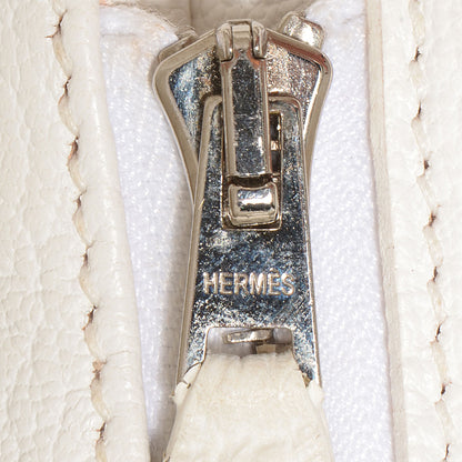 Hermes Taurillon Clemence Birkin 35 White 9 of 28