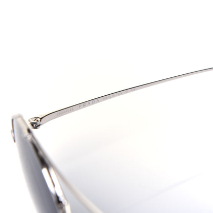 Prada Round Sunglasses SPR 56N Silver 6 of 8