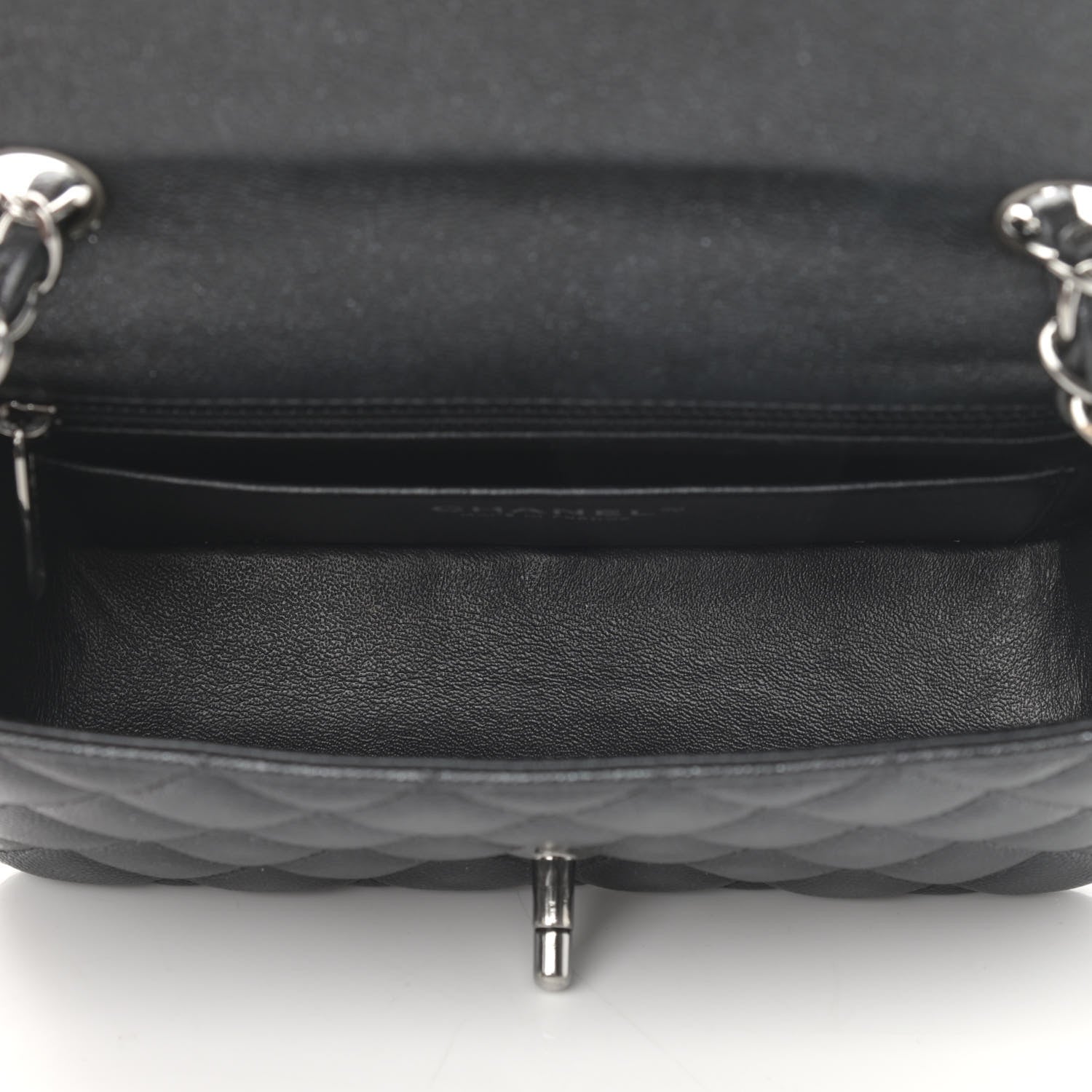 Chanel Iridescent Caviar Quilted Mini Rectangular Flap Black 5 of 12