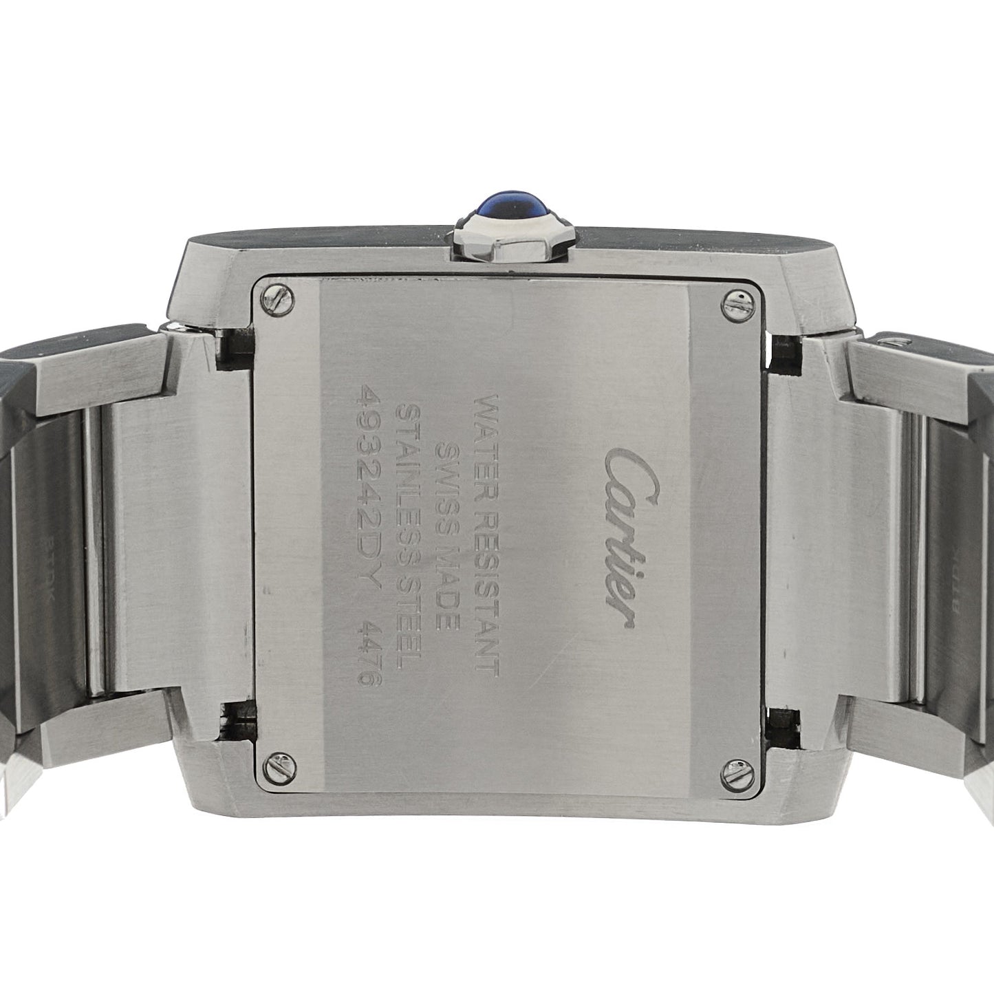 Stainless Steel 27mm Tank Francaise Quartz Watch
