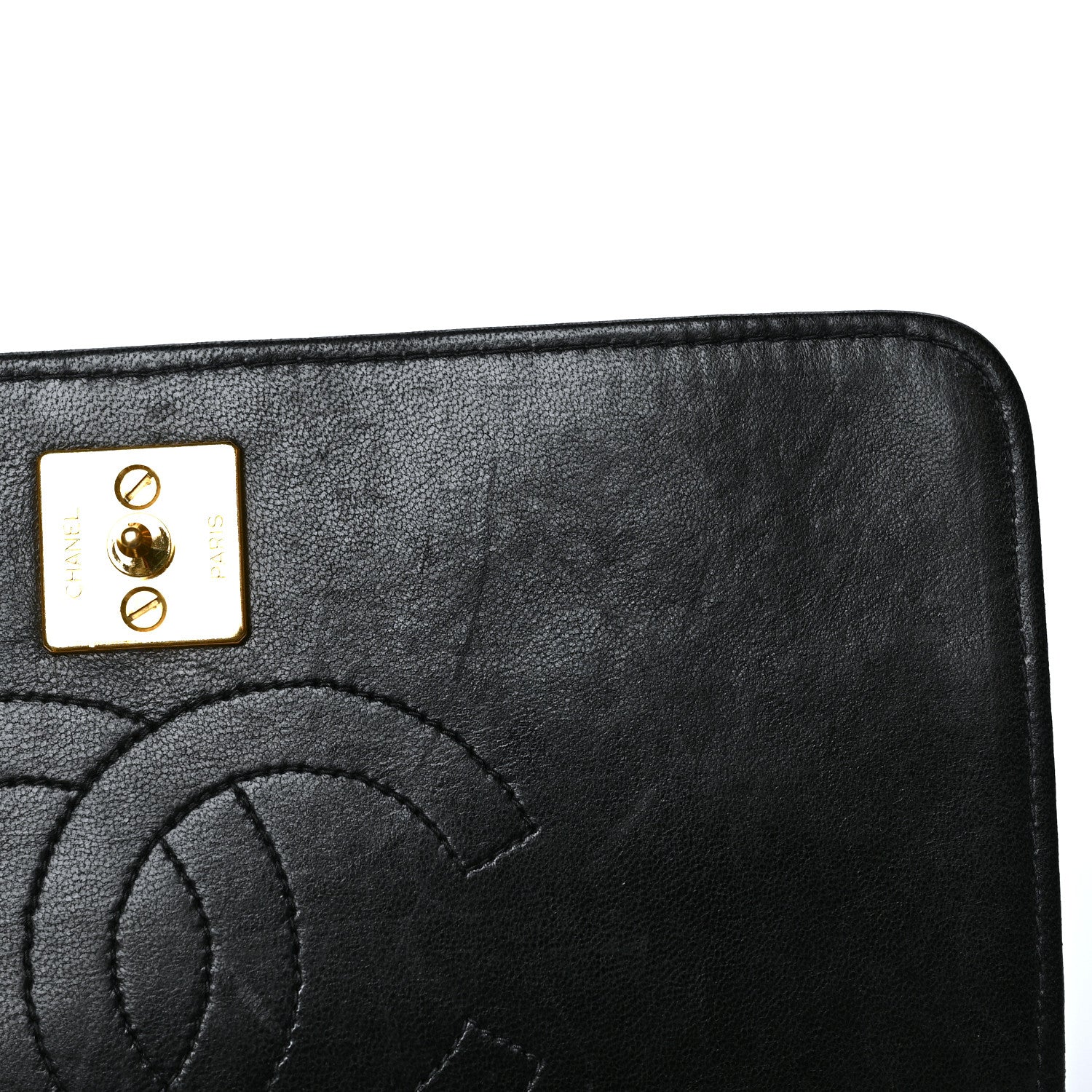 Chanel Lambskin Quilted Small Single Flap Black 10 of 10