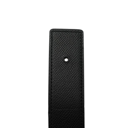 Hermes Epsom 24mm Belt 85 Black Rouge Casaque 5 of 9