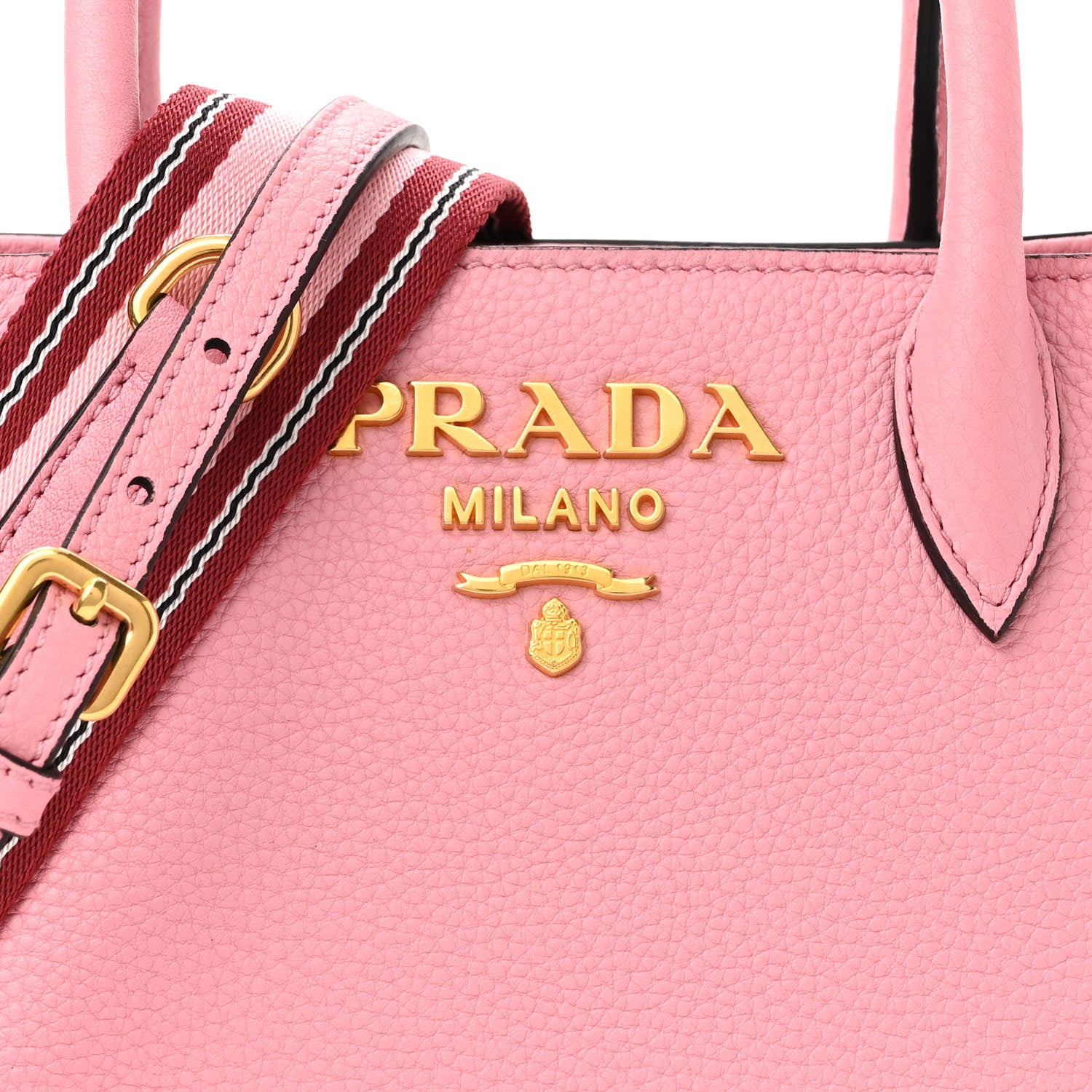 Prada Vitello Daino Dual Strap Open Tote Petalo 7 of 9