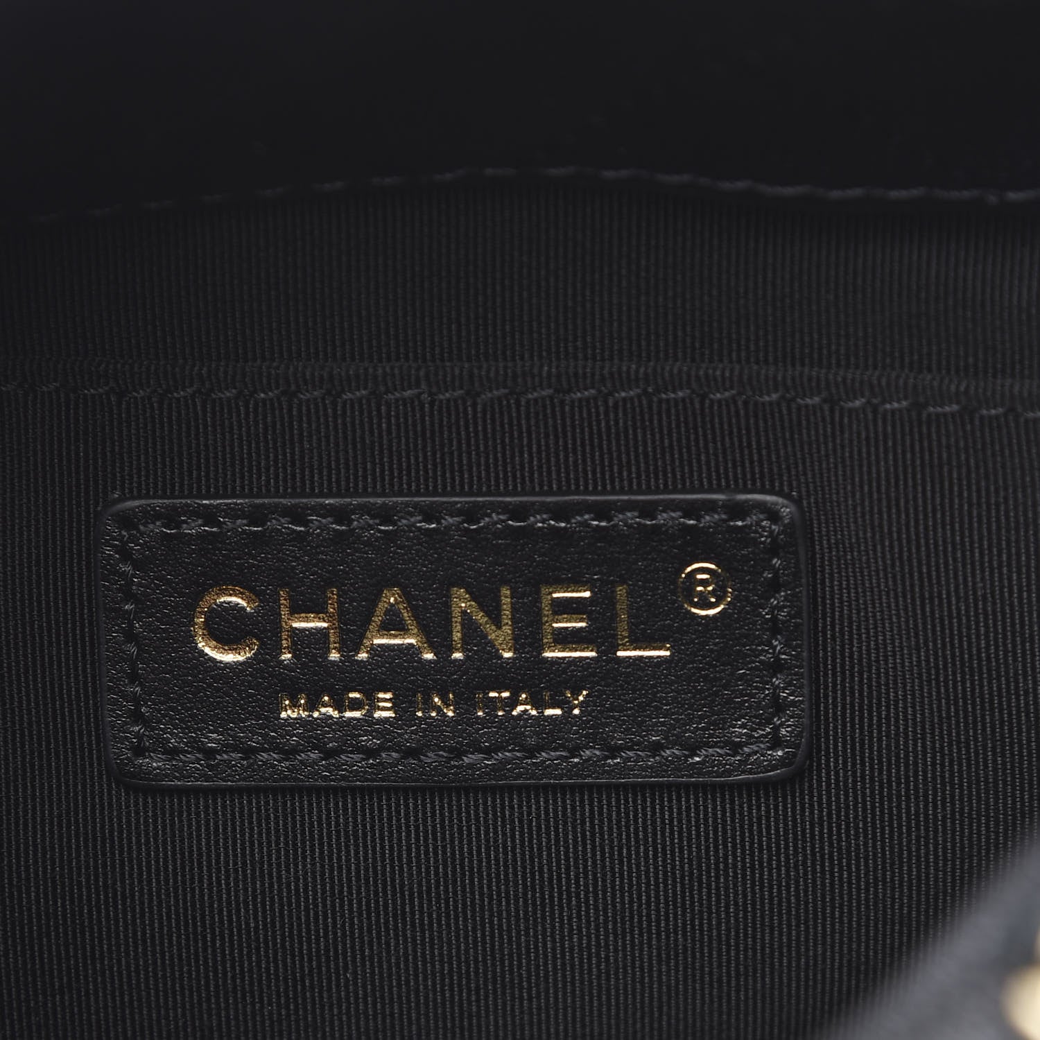 Chanel Caviar Quilted Rolled Up Bucket Drawstring Bag Black 7 of 12