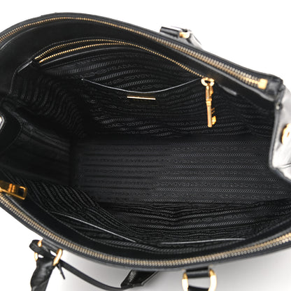 Prada Saffiano Large Galleria Double Zip Tote Black 5 of 10