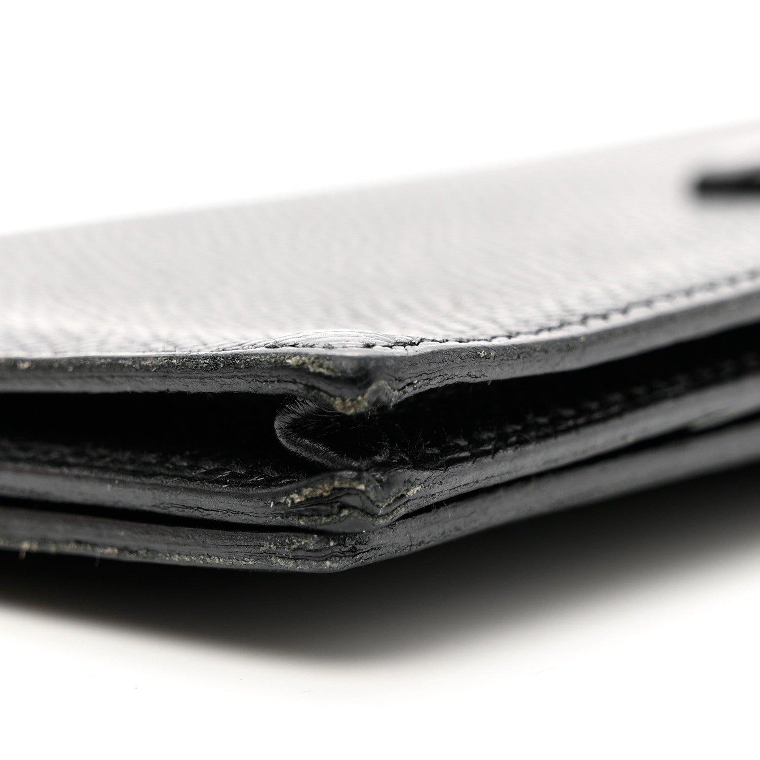 Hermes Epsom Bearn Gusset Wallet Black 10 of 10