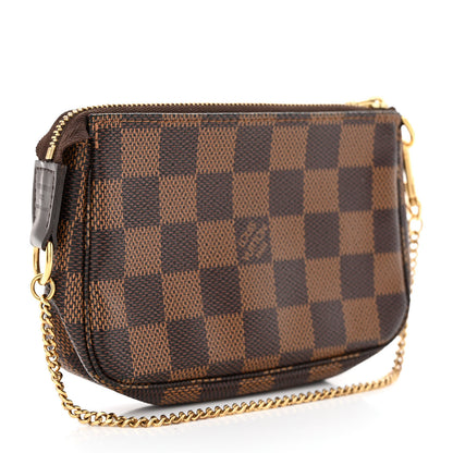 Louis Vuitton Damier Ebene Mini Pochette Accessories 3 of 9