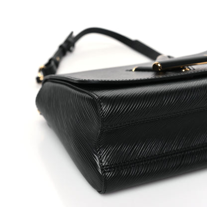 Louis Vuitton Epi Twist Braided Strap Shoulder Bag MM Black 7 of 8