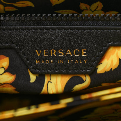 Versace Calfskin La Medusa Large Pouch Black 6 of 8