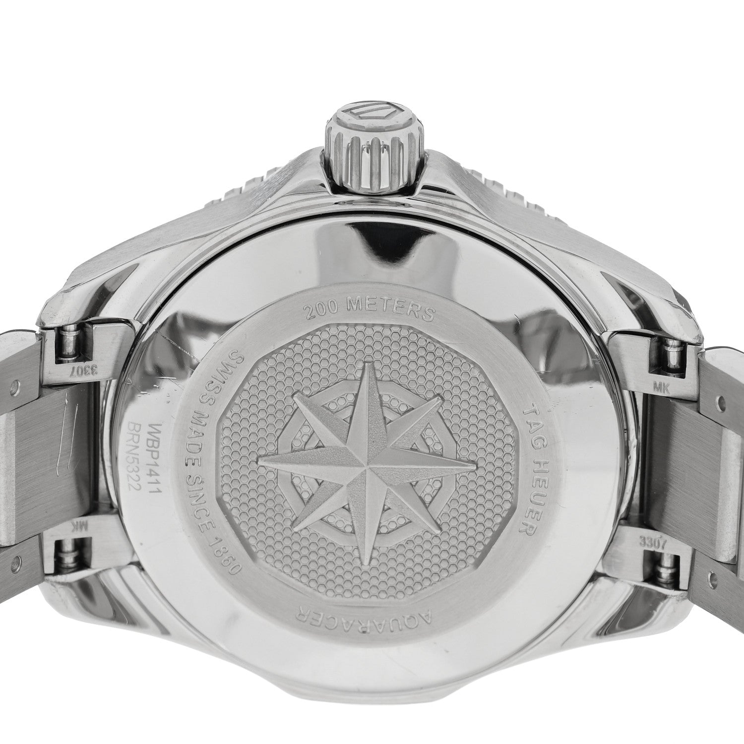 Tag Heuer Stainless Steel 30mm Aquaracer Lady Quartz Watch Silver WBP1411 4 of 5