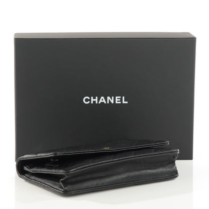 Chanel Lambskin Quilted Wallet On Chain WOC Black 4 of 8