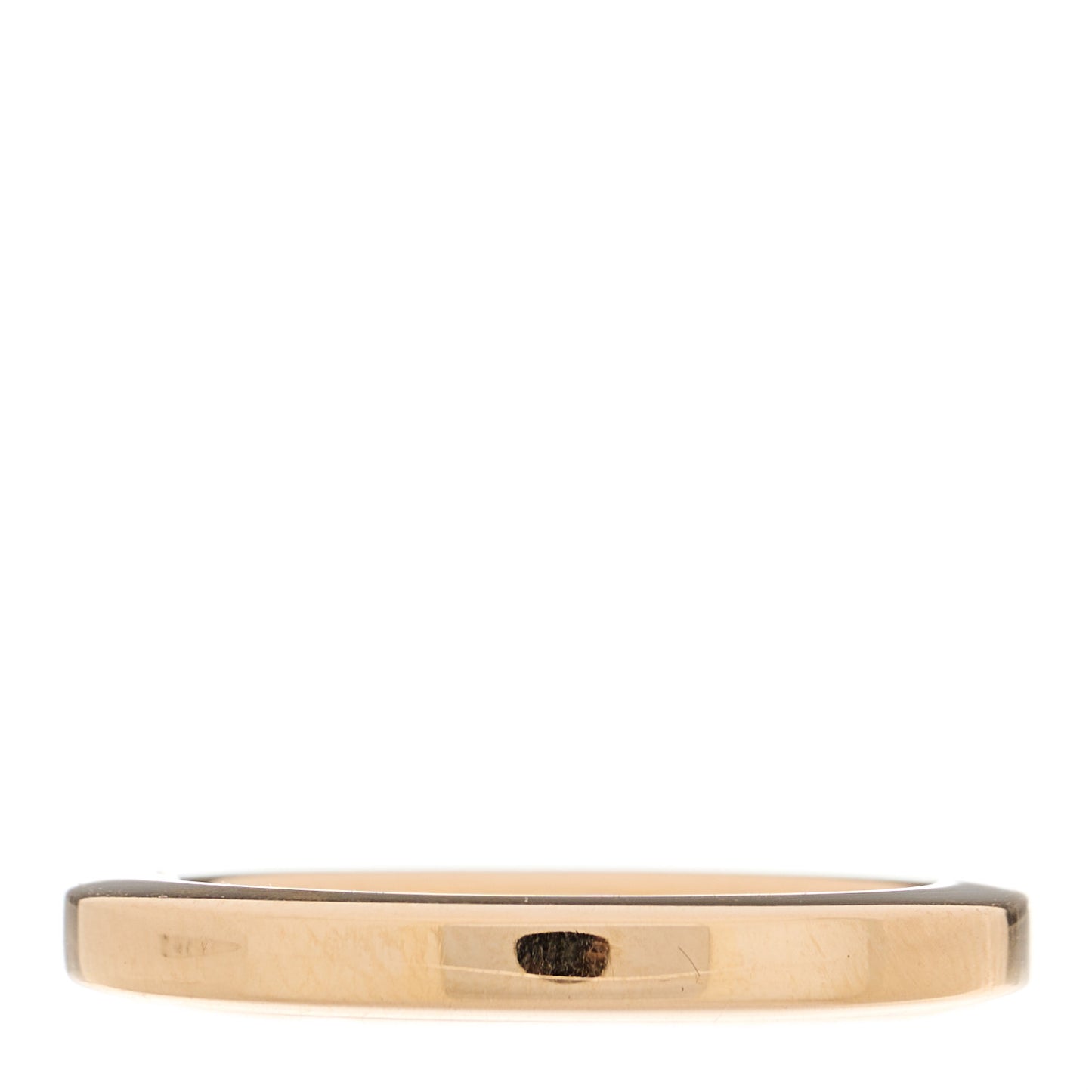 18K Rose Gold Lock Ring 63 10.5