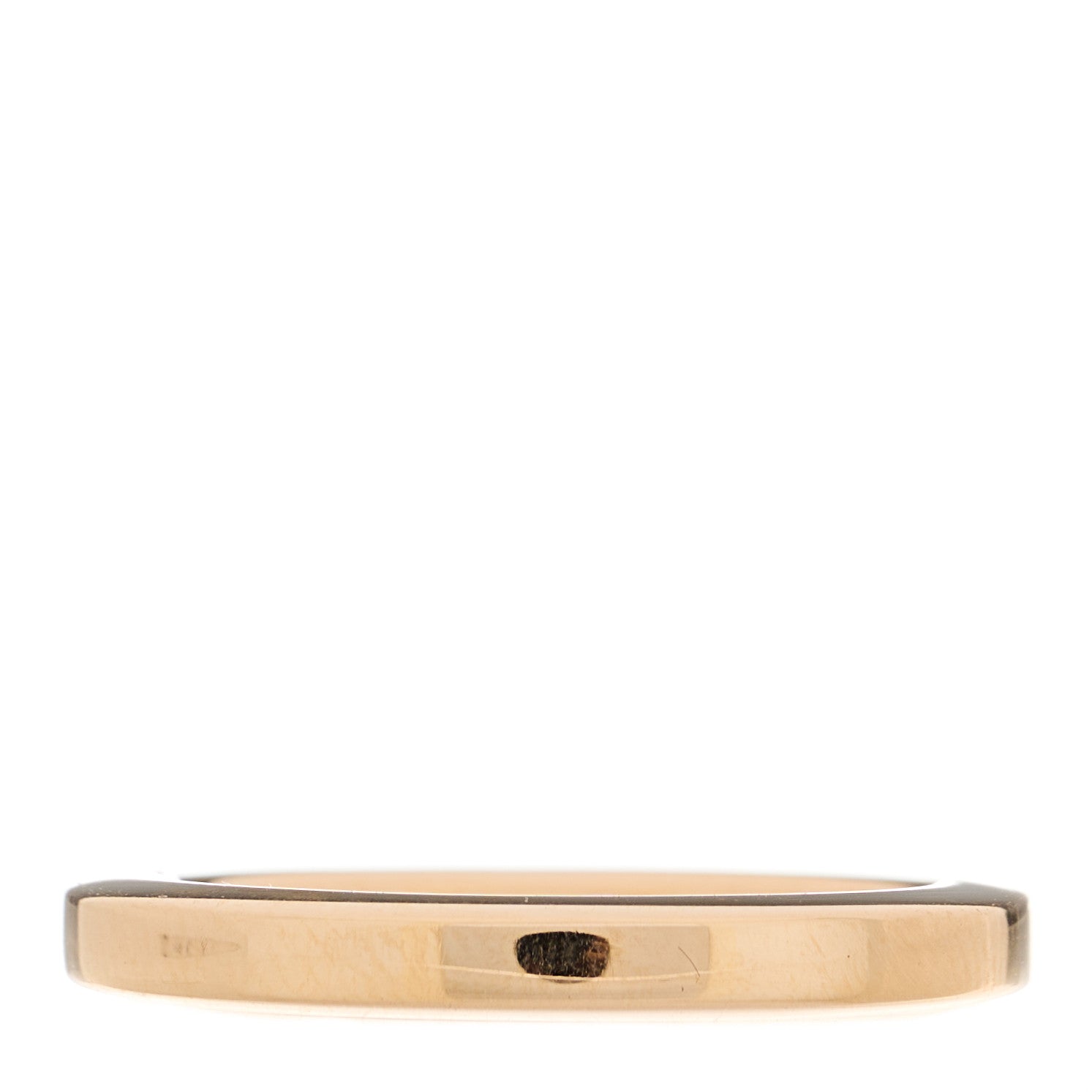 Tiffany 18K Rose Gold Lock Ring 63 10.5 1 of 6