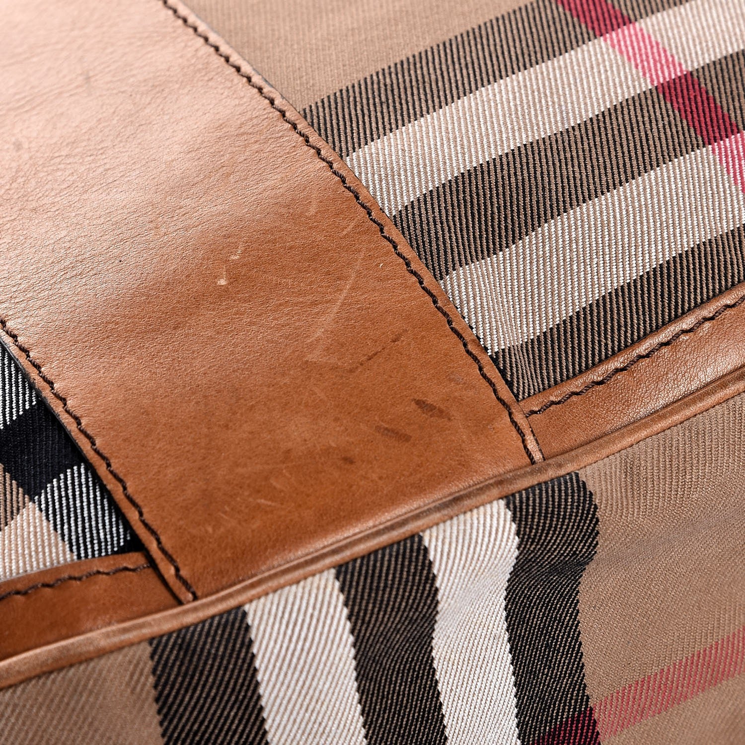 Burberry House Check Large Tote Brown 13 of 15