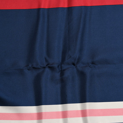 Chanel Silk Cruise Print CC Square Scarf Blue Red White 5 of 5