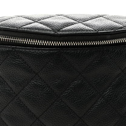 Chanel Grained Calfskin Quilted Waist Belt Bag Black 8 of 10