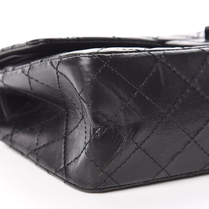 Chanel Aged Calfskin Quilted 2.55 Reissue 225 Flap So Black 9 of 12