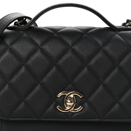 Chanel Caviar Quilted Medium Business Affinity Flap Black 9 of 12