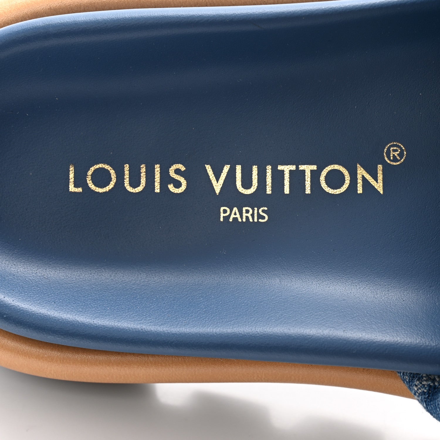 Louis Vuitton Monogram Denim LV Pool Pillow Flat Comfort Mule 40 Blue 6 of 8