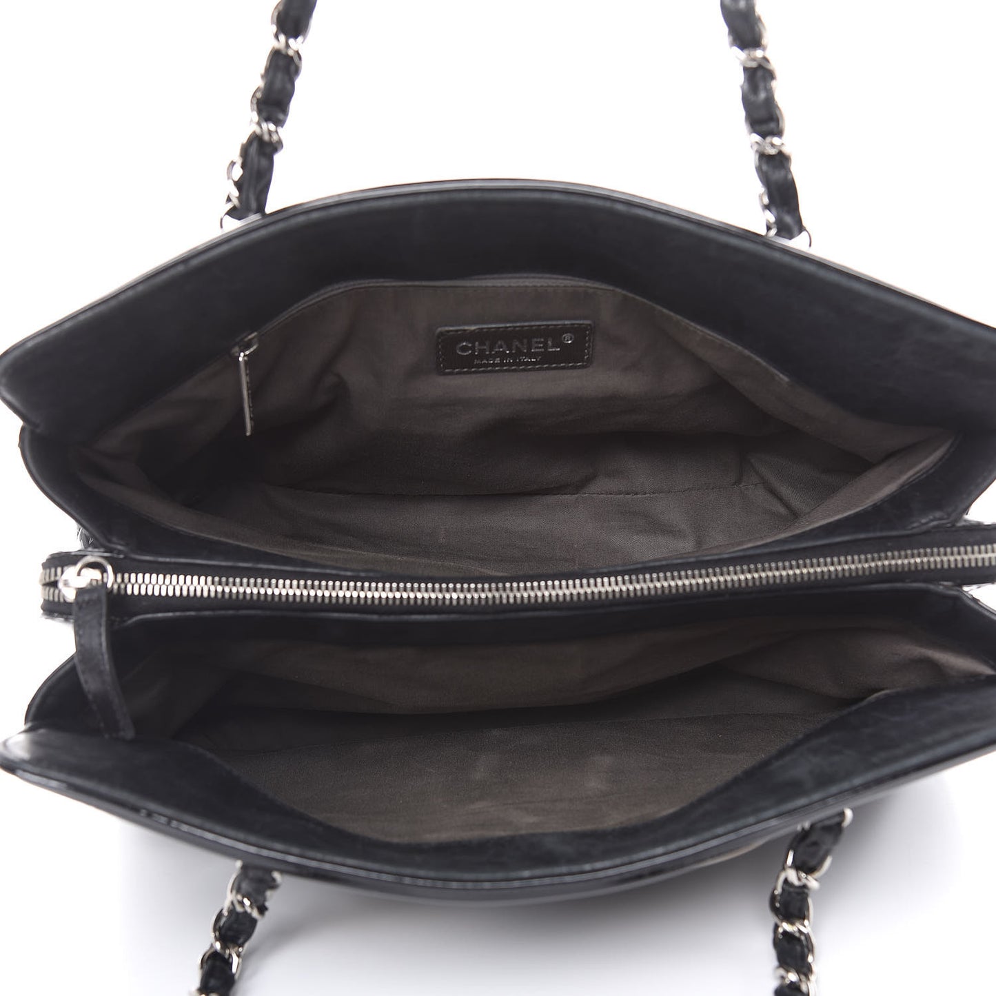 Vinyl Lipstick Ligne Tote Black