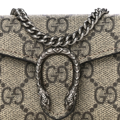 Gucci GG Supreme Monogram Dionysus Coin Purse Taupe 7 of 10