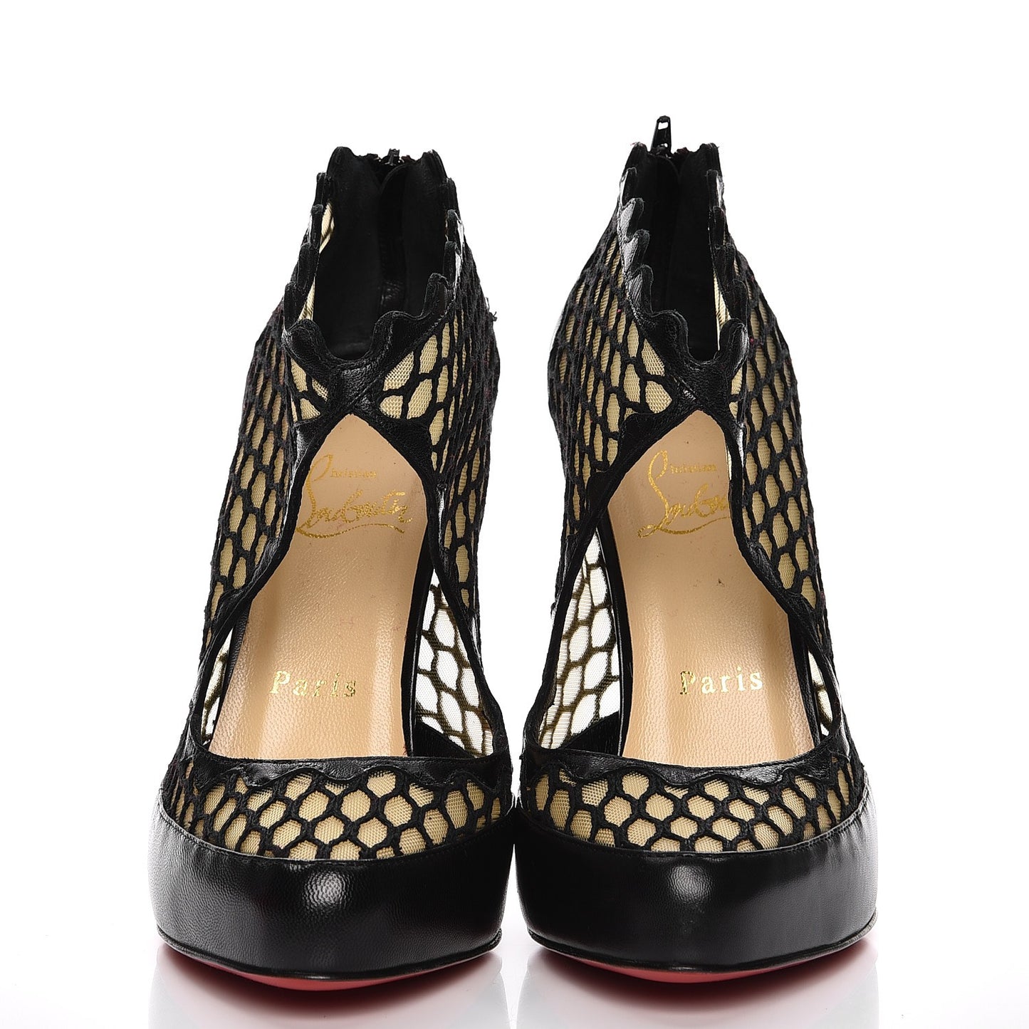 Nappa Violet 120 Mesh Ankle Boots 39 Black