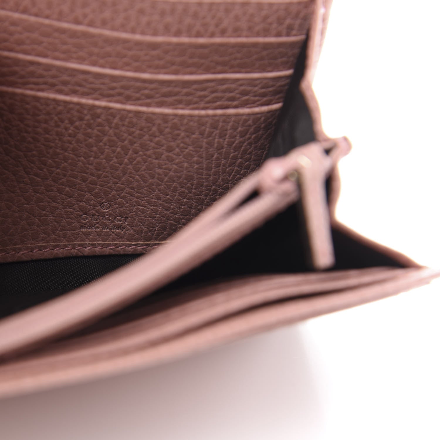 Gucci Dollar Calfskin Swing Continental Wallet Soft Pink 6 of 10