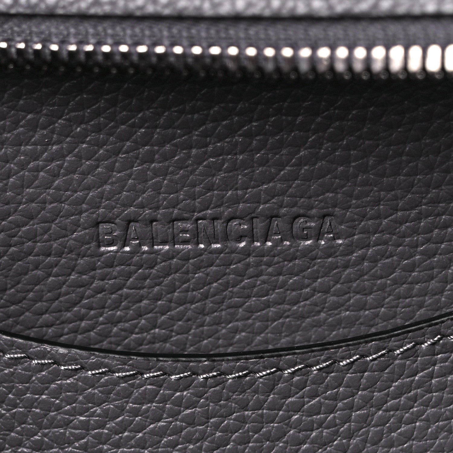 Balenciaga Grained Calfskin Neo Classic Silver Hardware S City Dark Grey 6 of 9