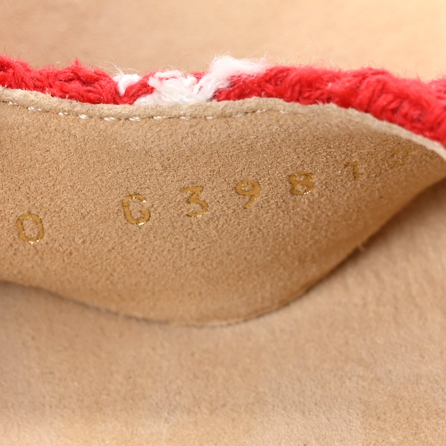 Chanel Cotton Tweed Cork CC Wedge Sandals 37 Red White 9 of 10