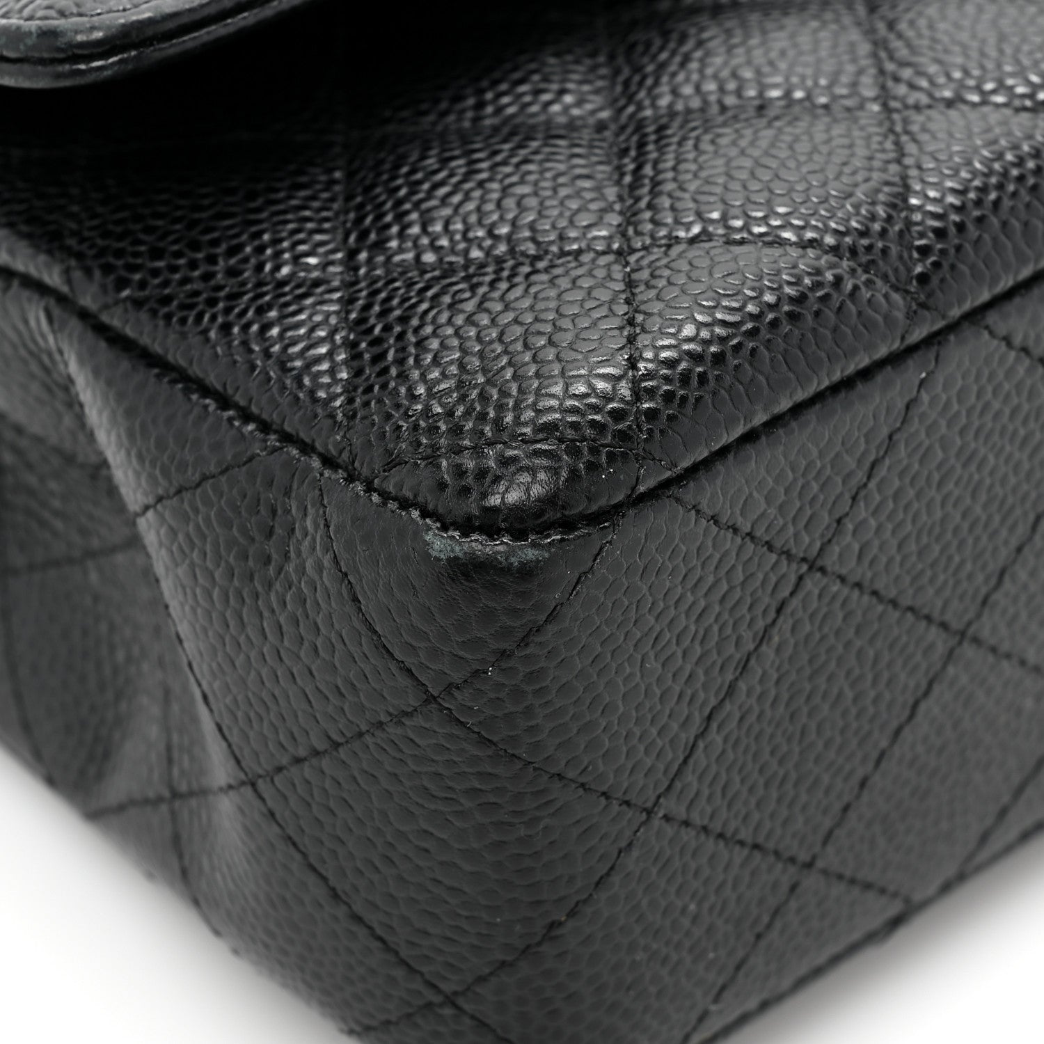 Chanel Caviar Quilted Medium Double Flap Black 11 of 16