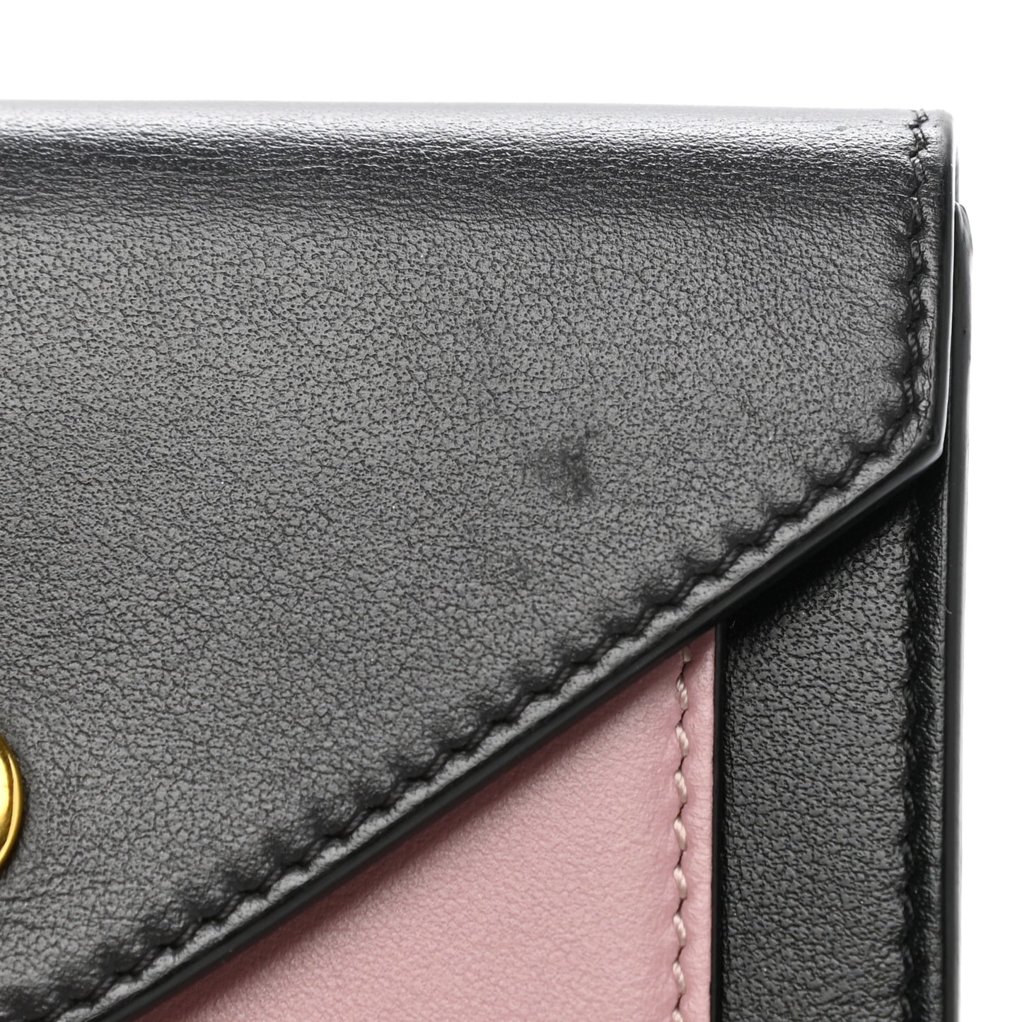 Smooth Calfskin Pocket Card Holder Liquorice Black