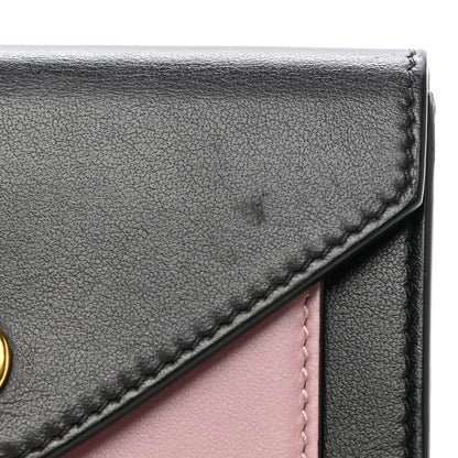Celine Smooth Calfskin Pocket Card Holder Liquorice Black 10 of 11