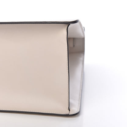 Gucci Calfskin Maxi Sylvie Top Handle Bag White 10 of 12