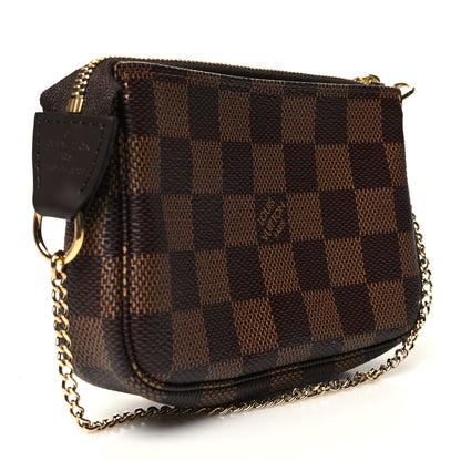 Louis Vuitton Damier Ebene Mini Pochette Accessories 4 of 11