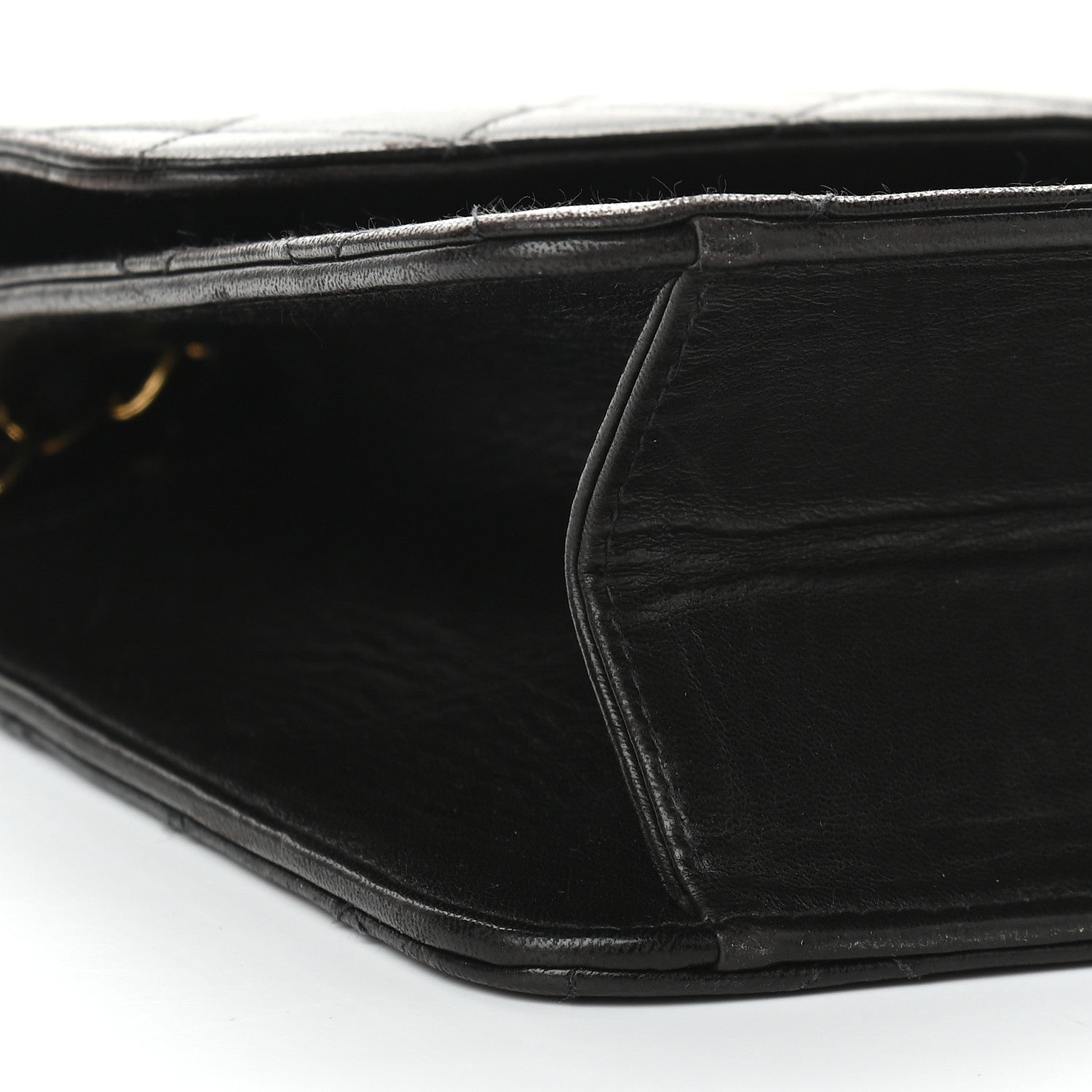 Chanel Lambskin Quilted Medium Single Flap Black 7 of 8