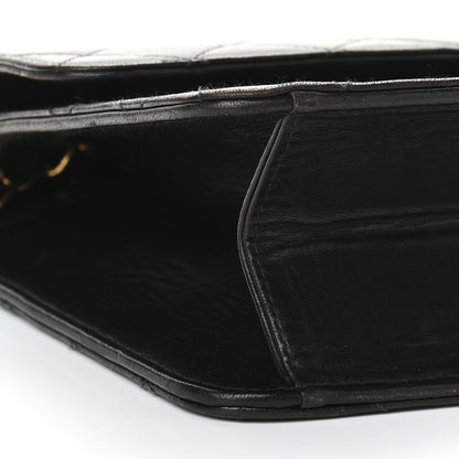 Chanel Lambskin Quilted Medium Single Flap Black 7 of 8